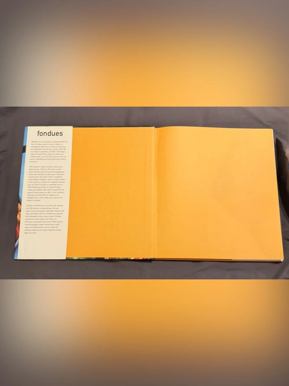 Hardcover cookbook Fondues: Over 160 Step-by-step Recipes. Stella Caldwell 2003